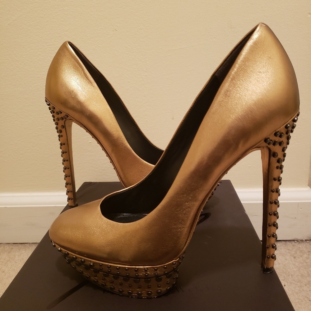 Brian Atwood Studded HighHigh Heels